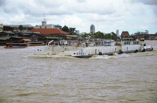 Oil Tanker Barge, Mae Nam Chao Phrayal River, Bangkok